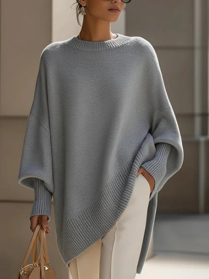 Liv™ – Mjuk oversized ponchotröja