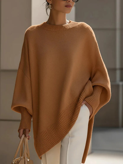 Liv™ – Mjuk oversized ponchotröja