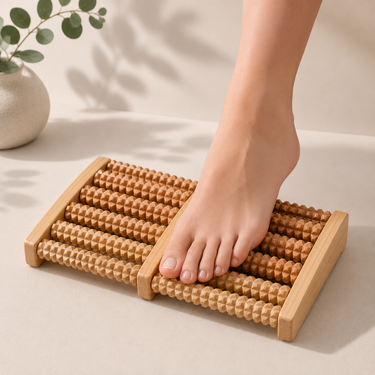 Fotmassage i Trä – Ergonomisk Fotmassagerulle