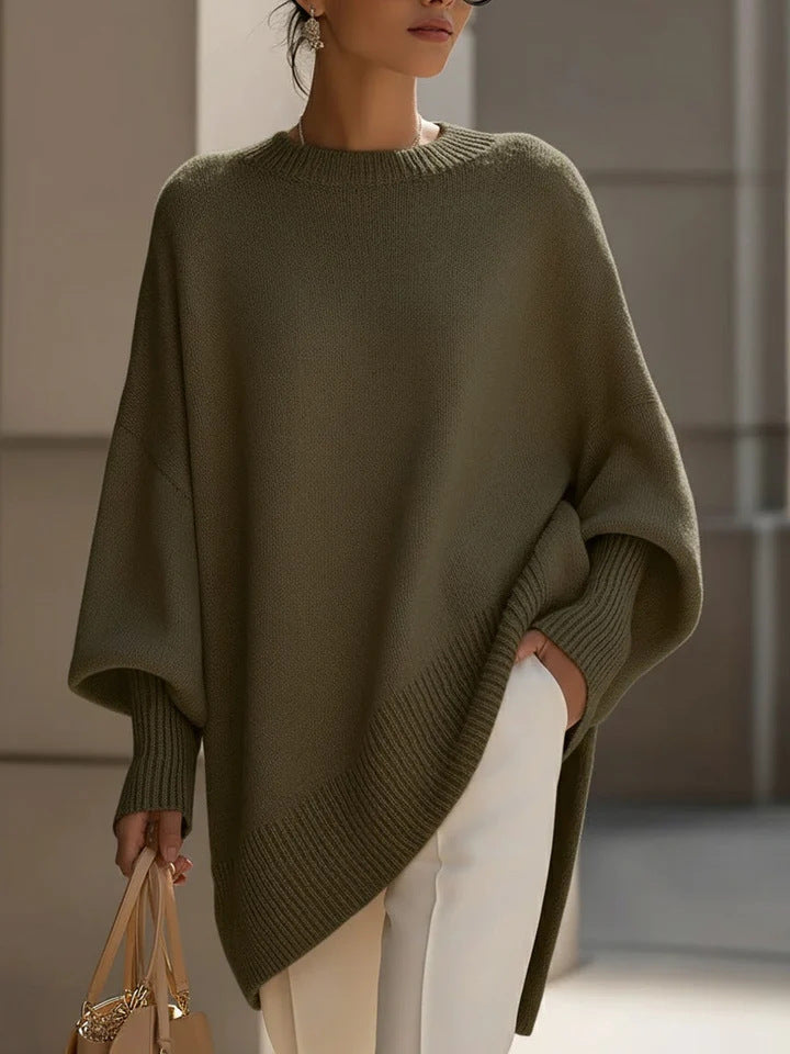Liv™ – Mjuk oversized ponchotröja